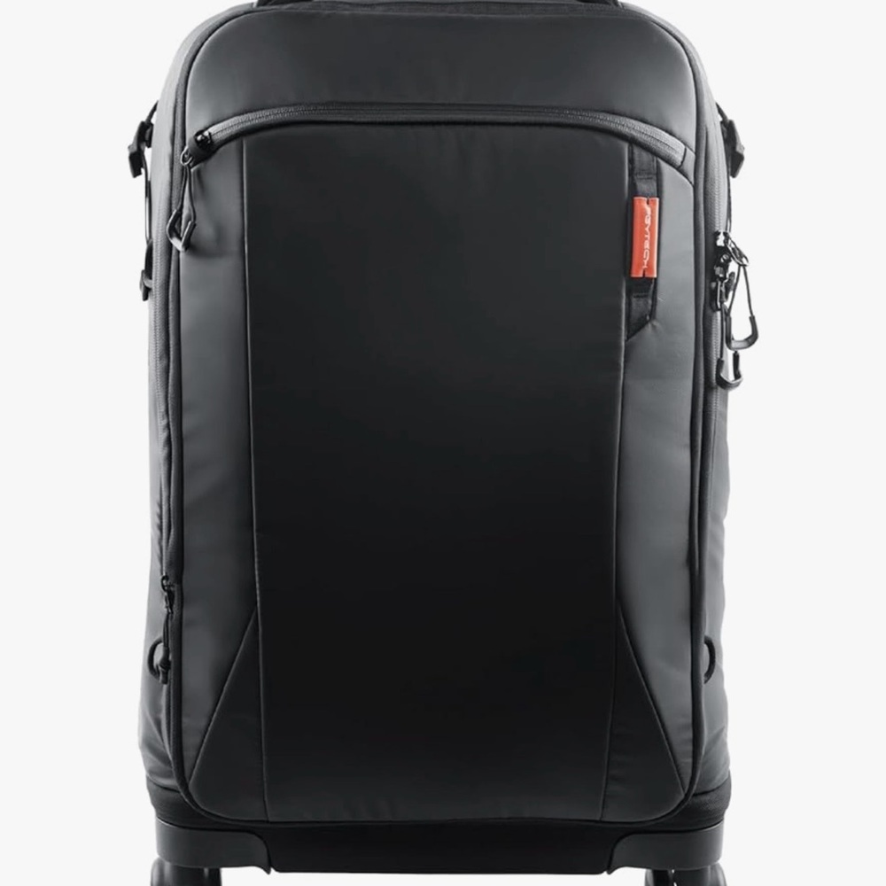 NEW!! PGYTECH Rolling Luggage/Camera Backpack 30L Space Black- Expandable 10L